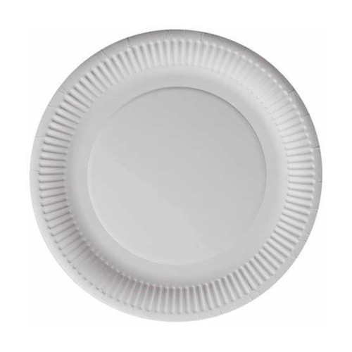 Nutmeg Home Essentials White Paper Plates 50 Pack