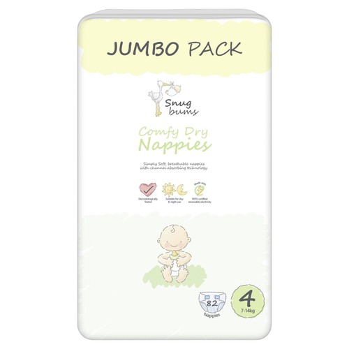 Snug Bums Nappies Size 4 
