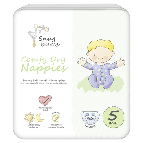 Snug Bums Nappies Size 5 