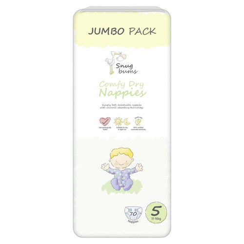 Snugbums Nappies Size 5 