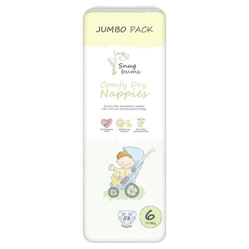 Snug Bums Nappies Size 6 