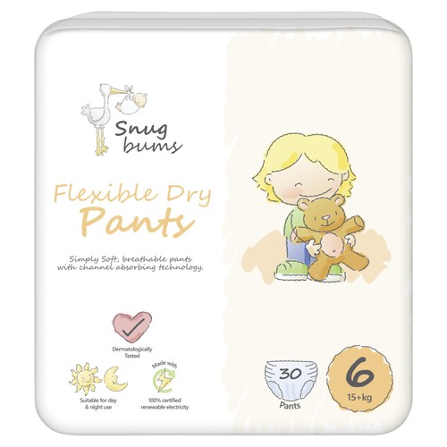 Snug Bums Nappy Pants Size 6 