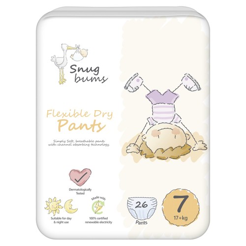 Snug Bums Nappy Pants Size 7