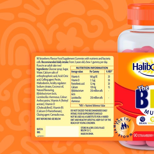 Haliborange The Big Multi Strawberry Flavour Softies 90s thumbnail 5