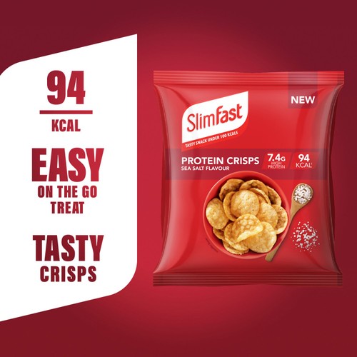Slimfast Protein Crisps Sea Salt thumbnail 2