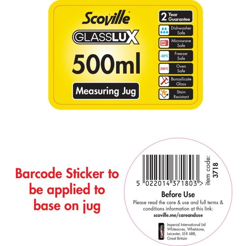 Glasslux 500ml Jug thumbnail 4