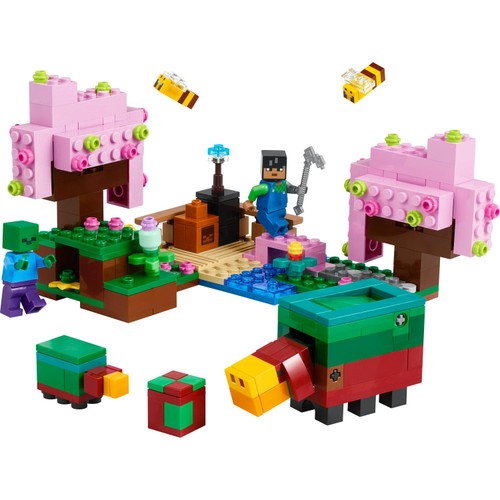 Lego Minecraft The Cherry Blossom Garden 21260 thumbnail 3