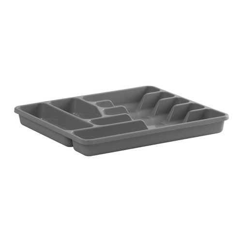 Morrisons Cutlery Tray Cool Grey