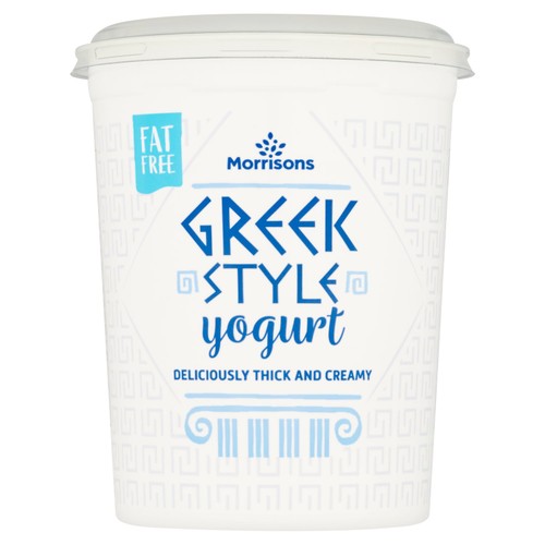 Morrisons Fat Free Greek Style Yoghurt 