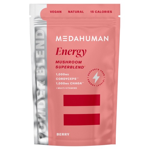 MEDAHUMAN Energy Mushroom Superblend Powder 