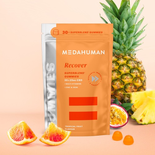 MEDAHUMAN Recover Superblend CBD Gummies 30's thumbnail 2