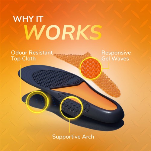 Scholl Gel Activ Work & Boot Insoles Large 2 Insoles thumbnail 4