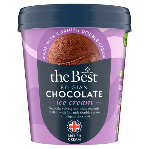 Morrisons The Best Belgian Chocolate Ice Cream