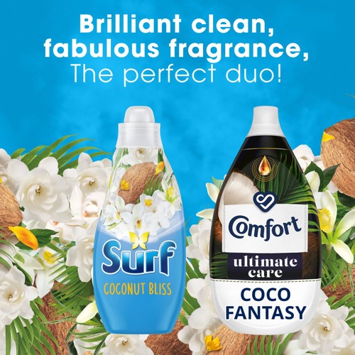 Surf Laundry Washing Liquid Coconut Bliss 24 washes thumbnail 3