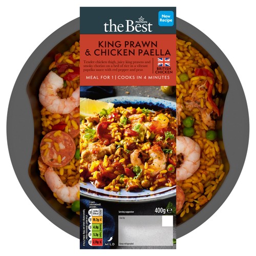 Morrisons The Best King Prawn & Chicken Paella 