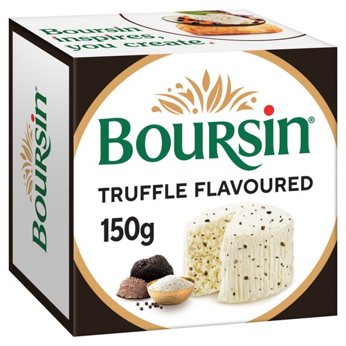 Boursin Truffle Flavoured Soft French Cream Cheese  thumbnail 2