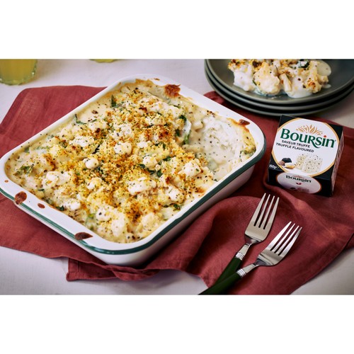 Boursin Truffle Flavoured Soft French Cream Cheese  thumbnail 4