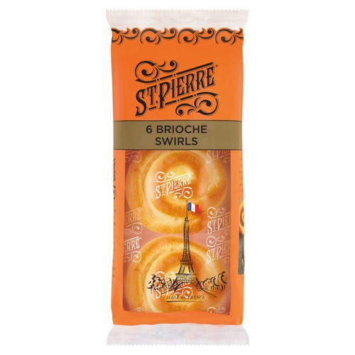 St Pierre Brioche Swirls 6 Pack