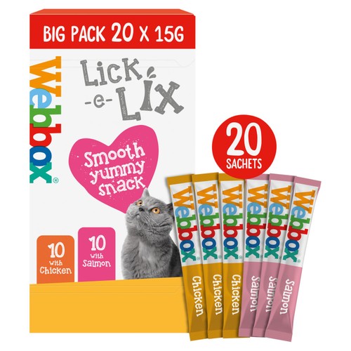 Webbox Lick-e-Lix Mixed Flavour Snacks