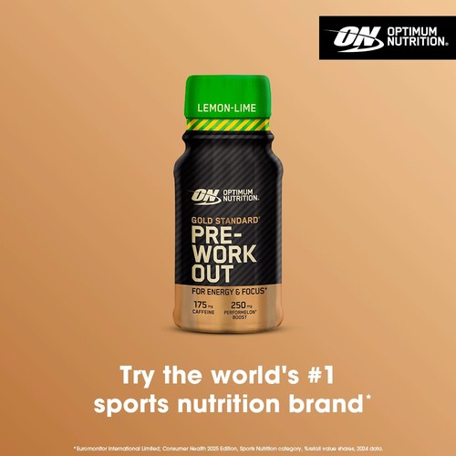 Optimum Nutrition Pre Workout Shot Lemon Lime  thumbnail 3