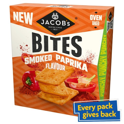 Jacob's Bites Smoked Paprika Crackers
