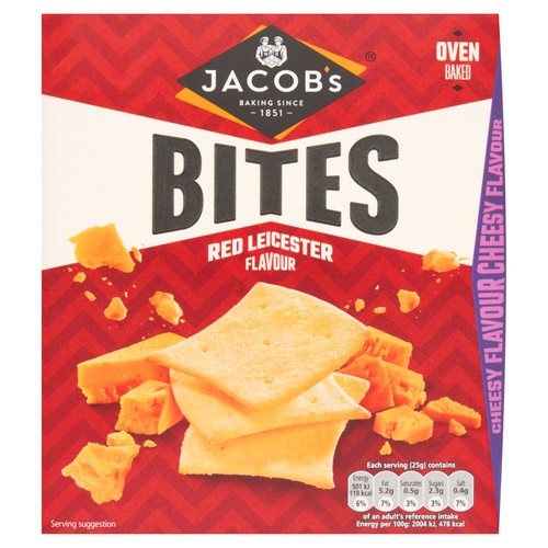 Jacob's Bites Red Leicester Crackers  thumbnail 3