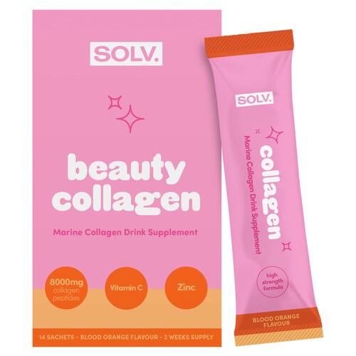 SOLV Blood Orange Liquid Collagen Sachet 16ml thumbnail 2
