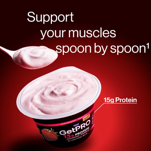 GetPro Strawberry High Protein Yoghurt thumbnail 4