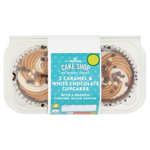 Morrisons Caramel & White Chocolate Cupcakes