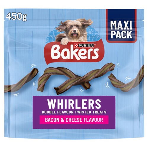 Bakers Bacon & Cheese Whirlers 