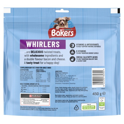 Bakers Bacon & Cheese Whirlers  thumbnail 2