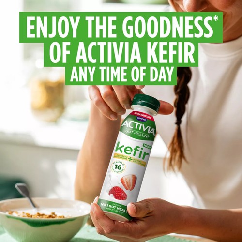 Activia Kefir Strawberry Gut Health Yoghurt Drink thumbnail 5