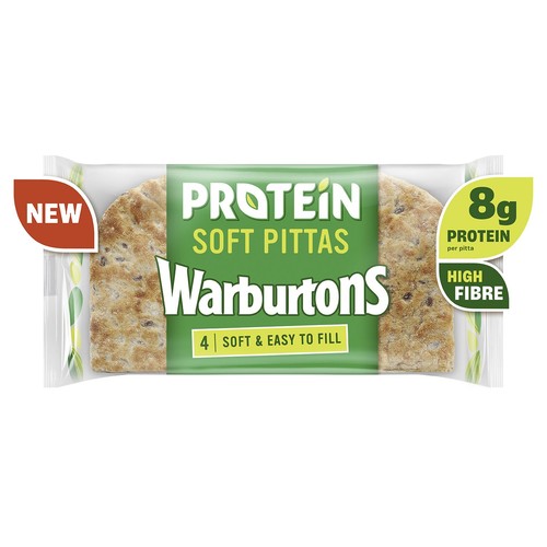 Warburtons Protein Soft Pittas