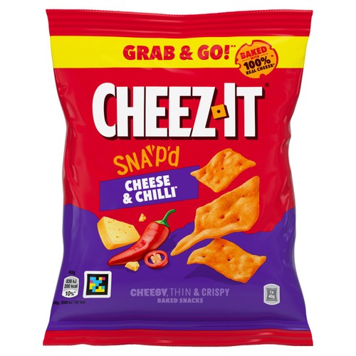 Cheez-It Snap'd Cheese & Chilli Snack Bag   40g