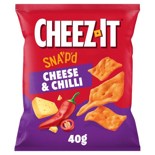 Cheez-It Snap'd Cheese & Chilli Snack Bag   40g thumbnail 2