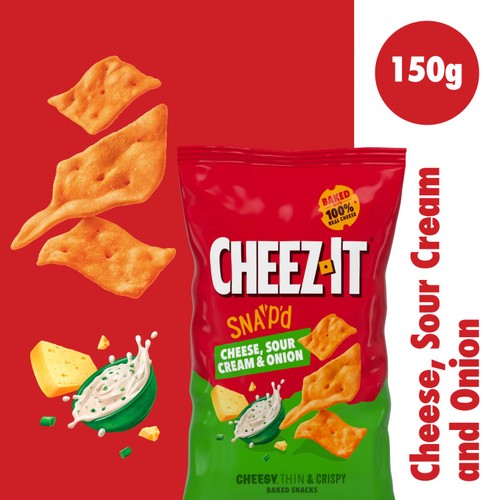 Cheez-It Snap'D Cheese, Sour Cream & Onion  thumbnail 5