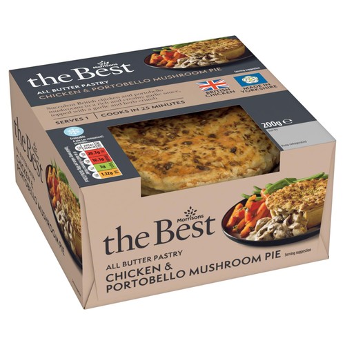 Morrisons The Best All Butter Pastry Chicken & Portobello Mushroom Pie 200g thumbnail 4