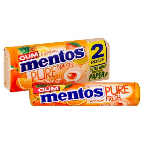 Mentos Pure Fresh Duo Pack Tropical  thumbnail 2