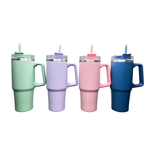 Nutmeg Home XL Double Wall Travel Mug With Handle