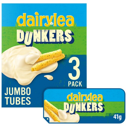 Dairylea Dunkers Jumbo Tubes Cheese Snack 3 x 41g thumbnail 2