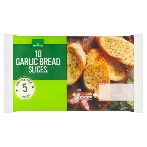 Morrisons 10 Garlic Bread Slices 