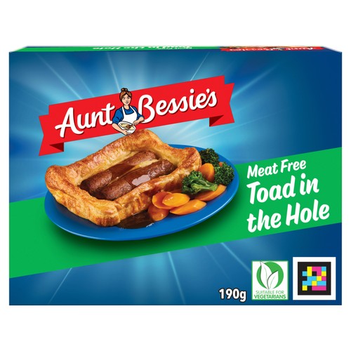 Aunt Bessie's Vegetarian Toad in the Hole Ready Meal 190g 