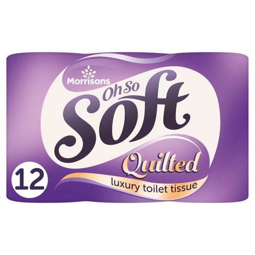 Morrisons Oh So Soft 12 Quilted Luxury Toilet Tissue Longer Rolls thumbnail 2