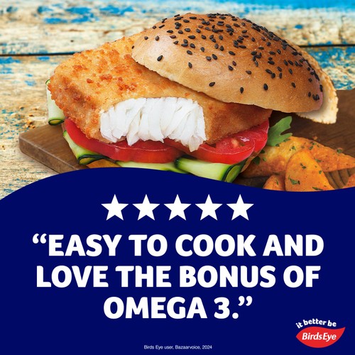 Birds Eye 2 Breaded Omega 3 Fish Burgers 227g thumbnail 2