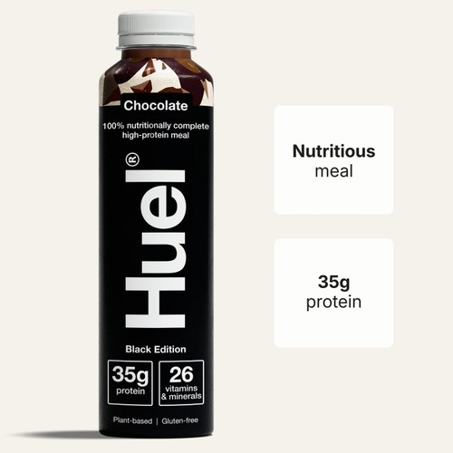 Huel Black Edition Chocolate Ready-To-Drink Complete Meal  thumbnail 3