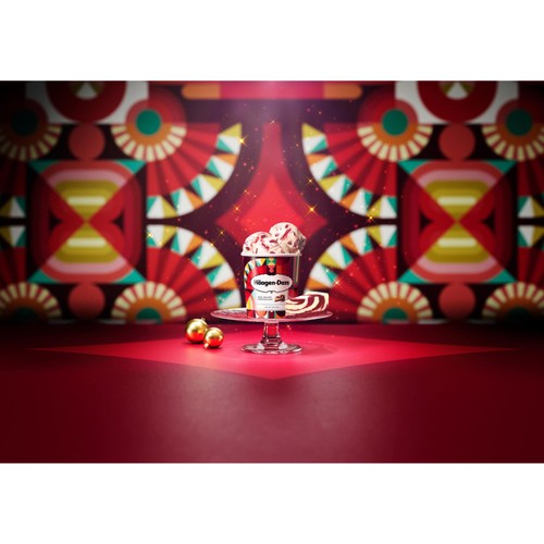 Haagen Dazs Red Velvet Cheesecake Ice Cream  thumbnail 4