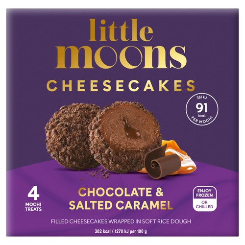 Little Moons Belgian Chocolate & Salted Caramel Cheesecakes Mochi thumbnail 2