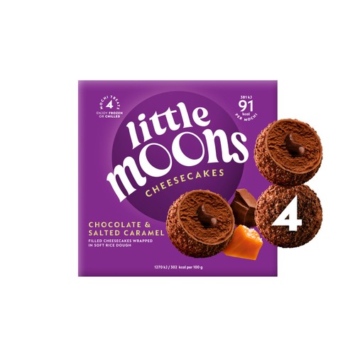 Little Moons Belgian Chocolate & Salted Caramel Cheesecakes Mochi thumbnail 3