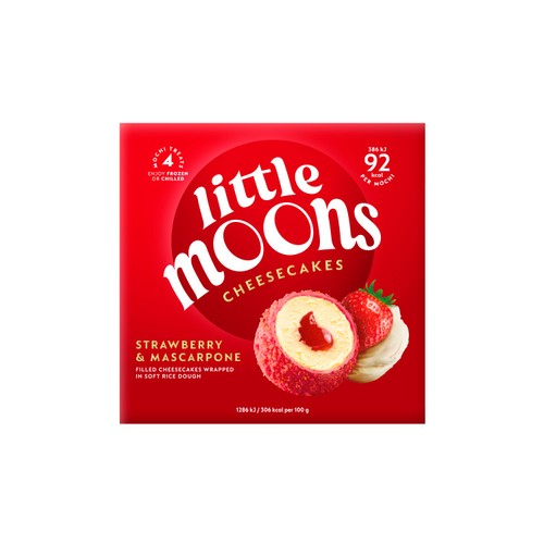 Little Moons Strawberry & Mascarpone Cheesecakes Mochi thumbnail 3