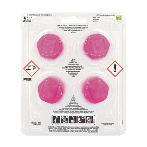 Harpic Hygienic & Fresh Sticker Blossom   4 pack thumbnail 2